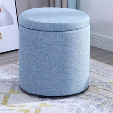 신원 엘린 쿠션스툴, 블루