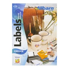 Olbarun 透明防水標籤 雷射專用 6 x 9 AL054CP 100p, 54格, 1個