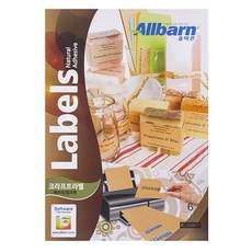 正確牛皮紙標籤 雷射噴墨兩用 2 x 3 AL006KR, 6格, 1個, 100個