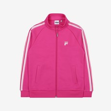 FILA 斐樂 孩童素色logo刺繡運動外套 FK2FTB3202X