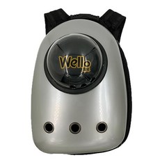 Goodin Wello 寵物太空艙外出後背包, 銀