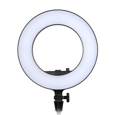고독스 LED 링라이트 개인방송조명 지속광조명 블랙, LR180, 1개