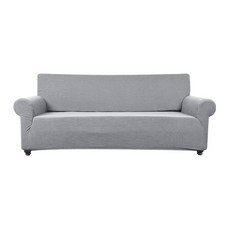 그뤠잇 라이프 모던니트 방수코팅 소파커버, 그레이, 1개