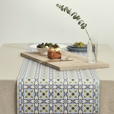 cherihauseu Adama 西班牙圖案防水桌布, 知道, 40 x 120 厘米