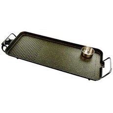 SUNHAK 雙耳長方形大理石不沾排油烤盤 SKF-1900, 1個, 675 x 285 毫米