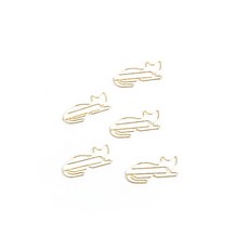 썩유케이 종이 클립 고양이, 5개입, 1개