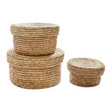 MARKET B SUCANE 手工籃子套組 3 BDD34, 混色, 1組