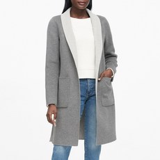 바나나리퍼블릭 여성용 리버서블 카 코트