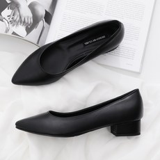 GODSHOE 秋季方頭3cm低跟鞋