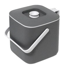담따 들기편리한 음식물 쓰레기통 3L, 그레이, 1개