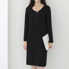 봉봉스토리 치어풀단추 임산부 수유 원피스