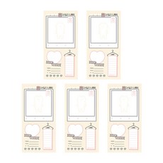 BY.NACOO 記事本 80 x 160 x 15 毫米, 每天 21 天, 5個