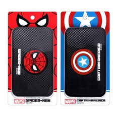 漫威車用防滑墊 2入, 1套, 蜘蛛人, 美國隊長
