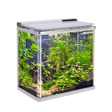 亞馬遜穀物玻璃水族箱 AMZ-630F, 白色的