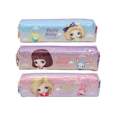 POPO FANCY Tiny Dolly 夢幻女孩筆袋, 隨機出貨, 3個