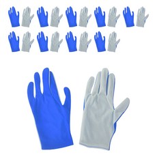 PARTYSHOW 活動用雙面加油手套, 藍白, 10個