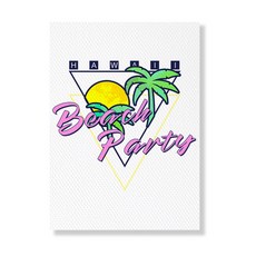 Meiko Flower 家居裝飾 椰子樹 帆布畫 夏威夷海灘