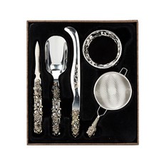 Manpung不鏽鋼豪華4件茶具組 MF-036, 1套, 銀色