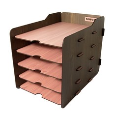 나룸 DIY 서류수납함 TWD-004, 핑크, 5칸