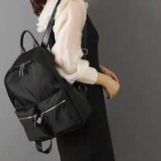 LULU 防水後背包, 黑色的