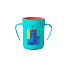 tommee tippee 湯美天地 360度孩童防溢杯, 綠色, 1入