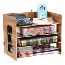 Tree 樹皮辦公室文件箱, 混色, 4層