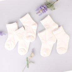 Saesil 兒童純色重型襪子 6p