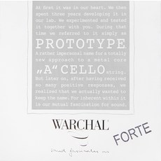 WARCHAL 原型 Forte 大提琴 單弦, 021PF, 單色