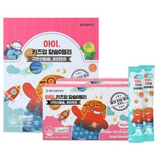 GC녹십자웰빙 아이 키즈업 칼슘D 젤리 복숭아맛, 560g, 1개