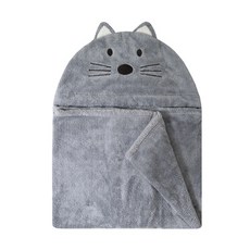 Million Dollar Baby 貓咪連帽浴巾