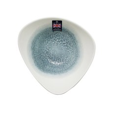 CHURCHiLL Studio Raku陶瓷三角碗 長23cm*深7.5cm, 黃玉藍, 1個