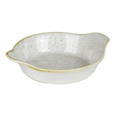 CHURCHiLL Stonecast 手柄圓形餐具架 21.5 x 17.5 x 5cm, 巴厘島白, 1個