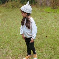 童款刺繡打底褲