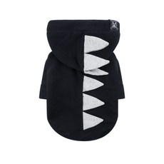 PUPPY ANGEL Small X 狗狗連帽拉鍊外套 PA-OW378, Black