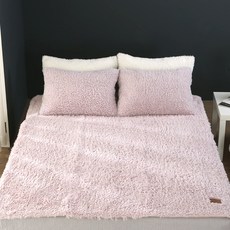 지베딩 마리드 극세사 패드겸카페트, 핑크