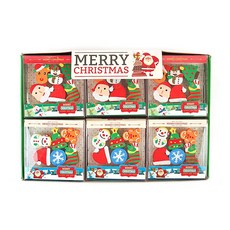 Georyu I&D聖誕節6種橡皮擦組, 隨機發貨, 1組