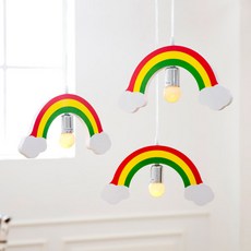 DAYSTAR HOUSE 彩虹3燈吊燈, 混合顏色