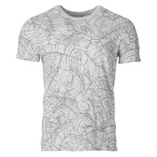 바나나리퍼블릭 남성용 리니어 리프 프린트 그래픽 티셔츠