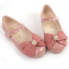 BEBEMARU 女童蝴蝶結造型平底鞋