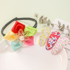 비단길 청하 한복머리띠 핀 4p 세트