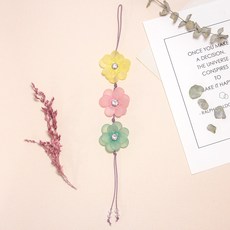 緋緞路 珍熙 三色花墜飾