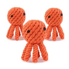 Dog-i 立體章魚造型寵物玩具 11cm, 隨機出貨, 3個