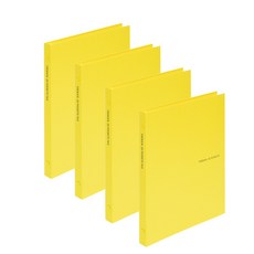 DREAM 活頁文件夾 20入, 黃色, 4個