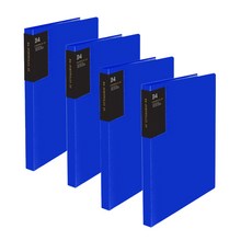 韓國 DREAM B4 透明文件夾 20頁, 藍色, 4個