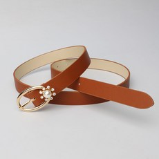 패션포인트 진주보석바바리 여자벨트