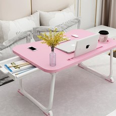 이마켓 CareFree 수납가능 노트북 테이블 NT-5500, 핑크