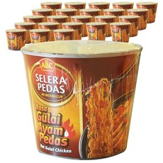 ABC FOOD 印尼香辣咖哩雞風味杯麵 60g, 24入