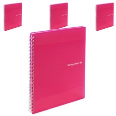 Dream Industry 360 度彈簧文件夾 40 張 ver2, 粉色, 4入