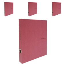 Dream C'est bien D型環 3孔活頁夾, 紅色, 4個