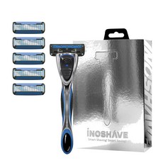 이노쉐이브 커빙5 5중날 면도기 + 면도날 6p, 1세트